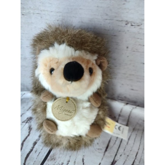 Miyoni Aurora Small 6" Plush Hedgehog Stuffed Animal Toy Cute Little Plush - Picture 2 of 6